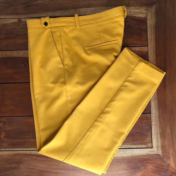 Zara Basic mustard color pants AUD12 - Picture 2 of 3